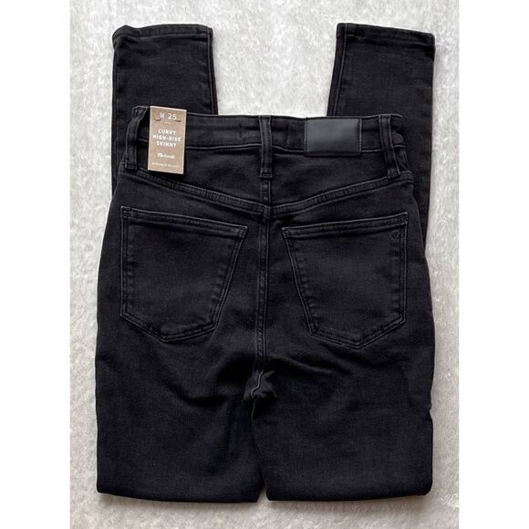 NWT Madewell Curvy High-Rise Skinny Jeans in Starkey Wash, Size 25 - Picture 14 of 16